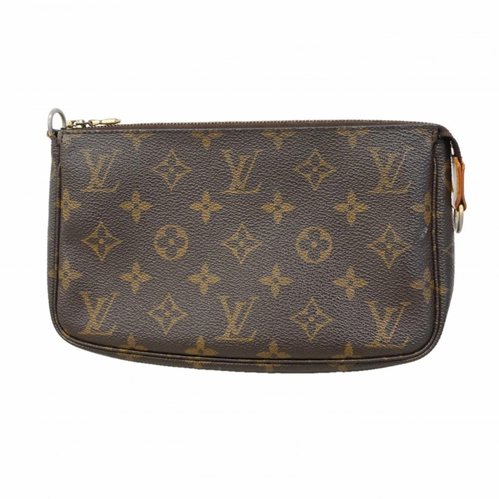 LOUIS VUITTON Brown Monogram Pochette Pouch - Picture 1 of 8